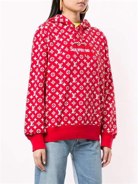 supreme x louis vuitton hoodie price|supreme Louis Vuitton pullover.